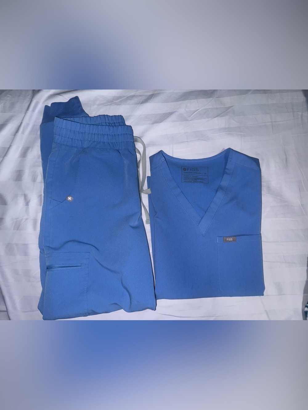 Figs Women's Ceil Blue Set
